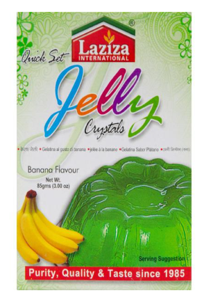 LAZIZA JELLY BANANA 85G
