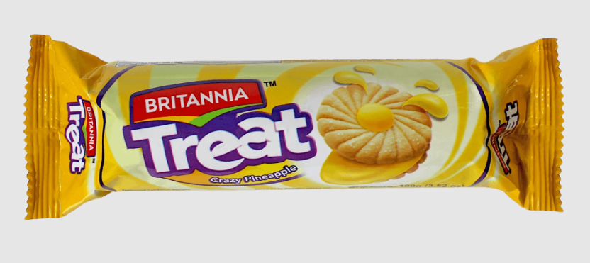 BRITANNIA TREATS PINEAPPLE 100G