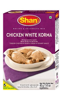 SHAN CHICKEN WHITE KORMA 40G