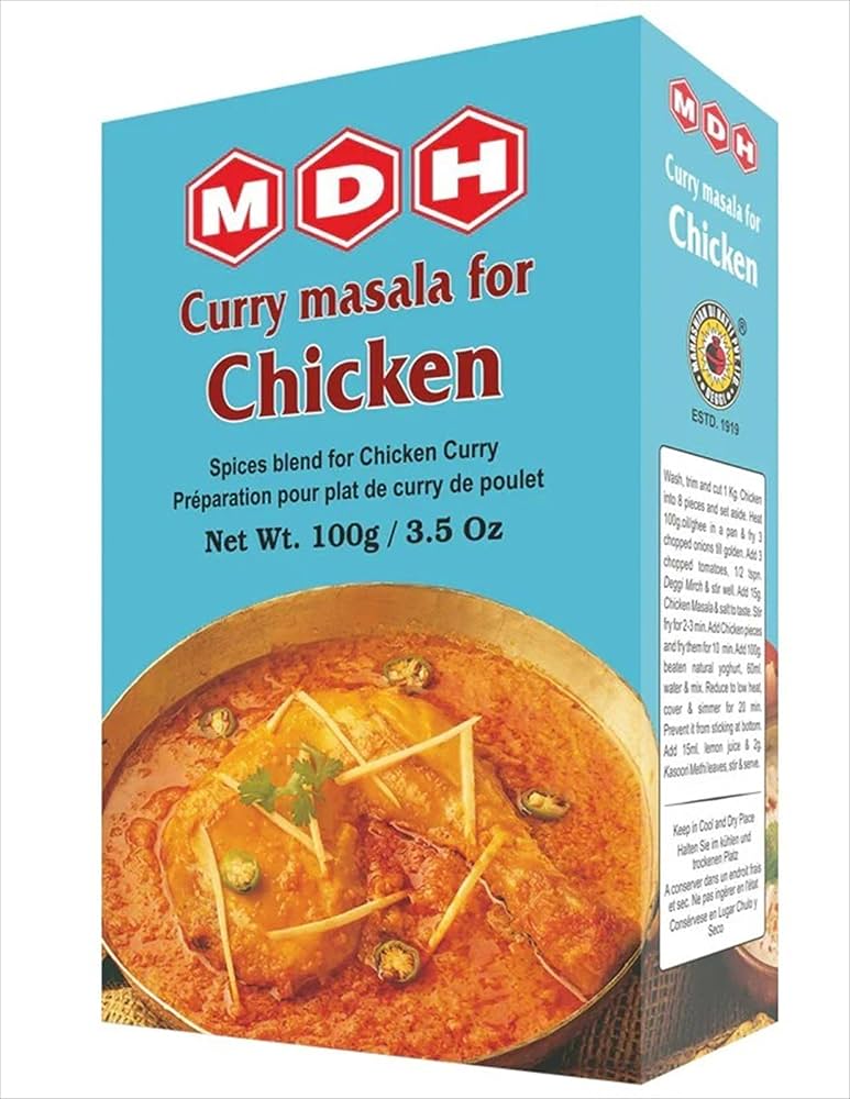 MDH CURRY MASALA FOR CHICKEN 100G