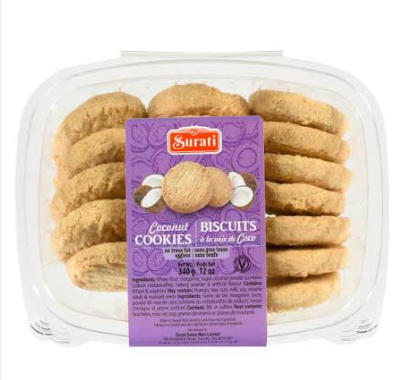 SURATI COCONUT COOKIES 340G