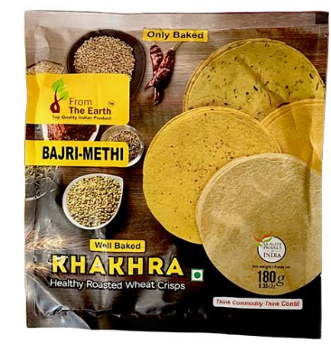 FROM THE EARTH BAJRI METHI KHAKHARA 180G