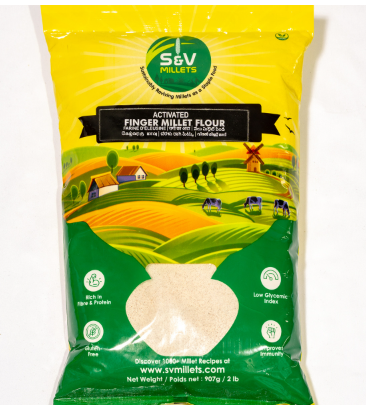 S&V FINGER MILLET FLOUR 2LB image 1