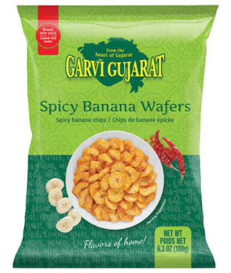 GARVI GUJARAT SPICY BANANA WAFERS 737G