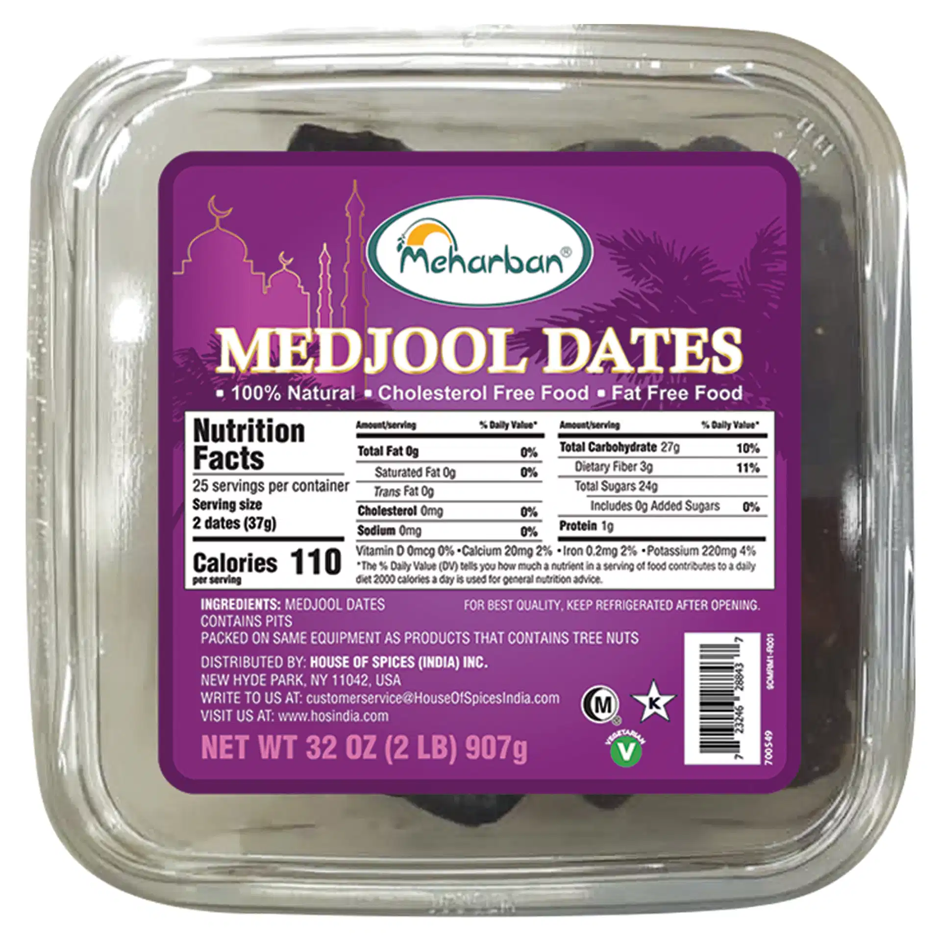 MEHARBAN MEDJOOL DATES 2LB