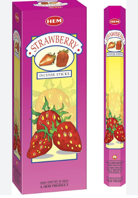HEM STRAWBERRY INCENSE PACK