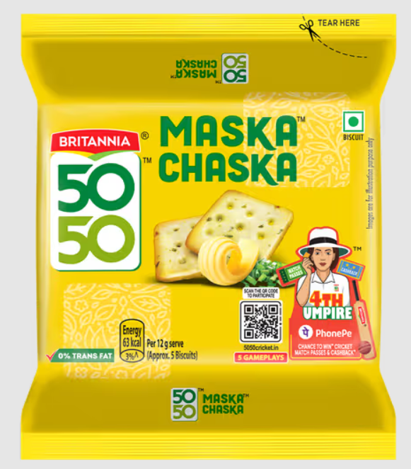 BRITANIA MASKA CHASKA FAMILY PACK 374G