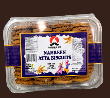 SARDAR JEE NAMKEEN ATTA BISCUITS 700G