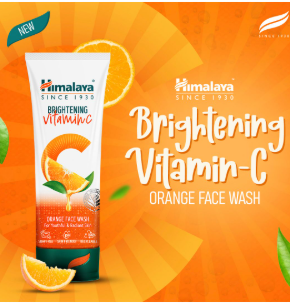 HIMALAYA VITAMIN C ORANGE FACEWASH 100ML