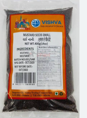 VISHVA MUSTARD SEEDS REGULAR 400G